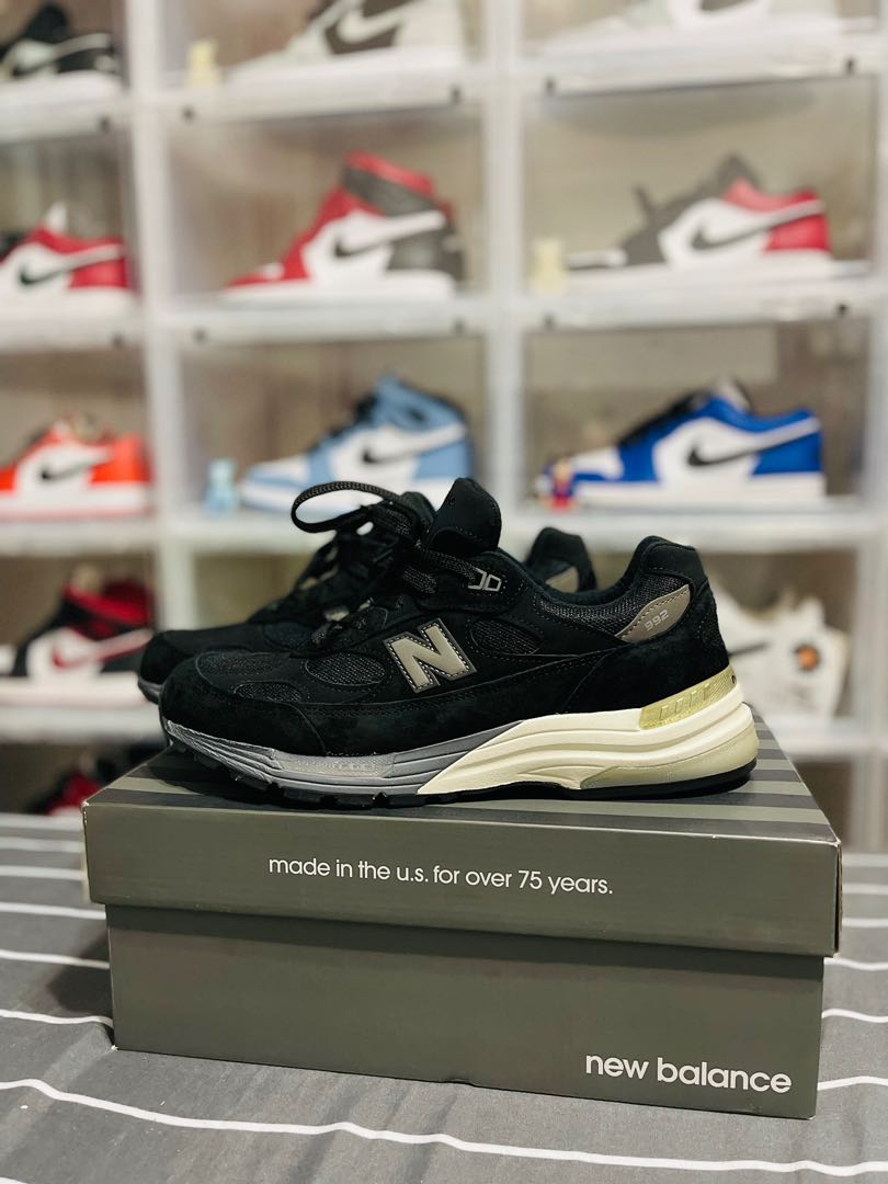 New balance 992 men black top