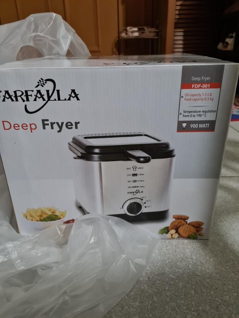(New) Farfalla 1.5L Deep Fryer, TV & Home Appliances, Kitchen