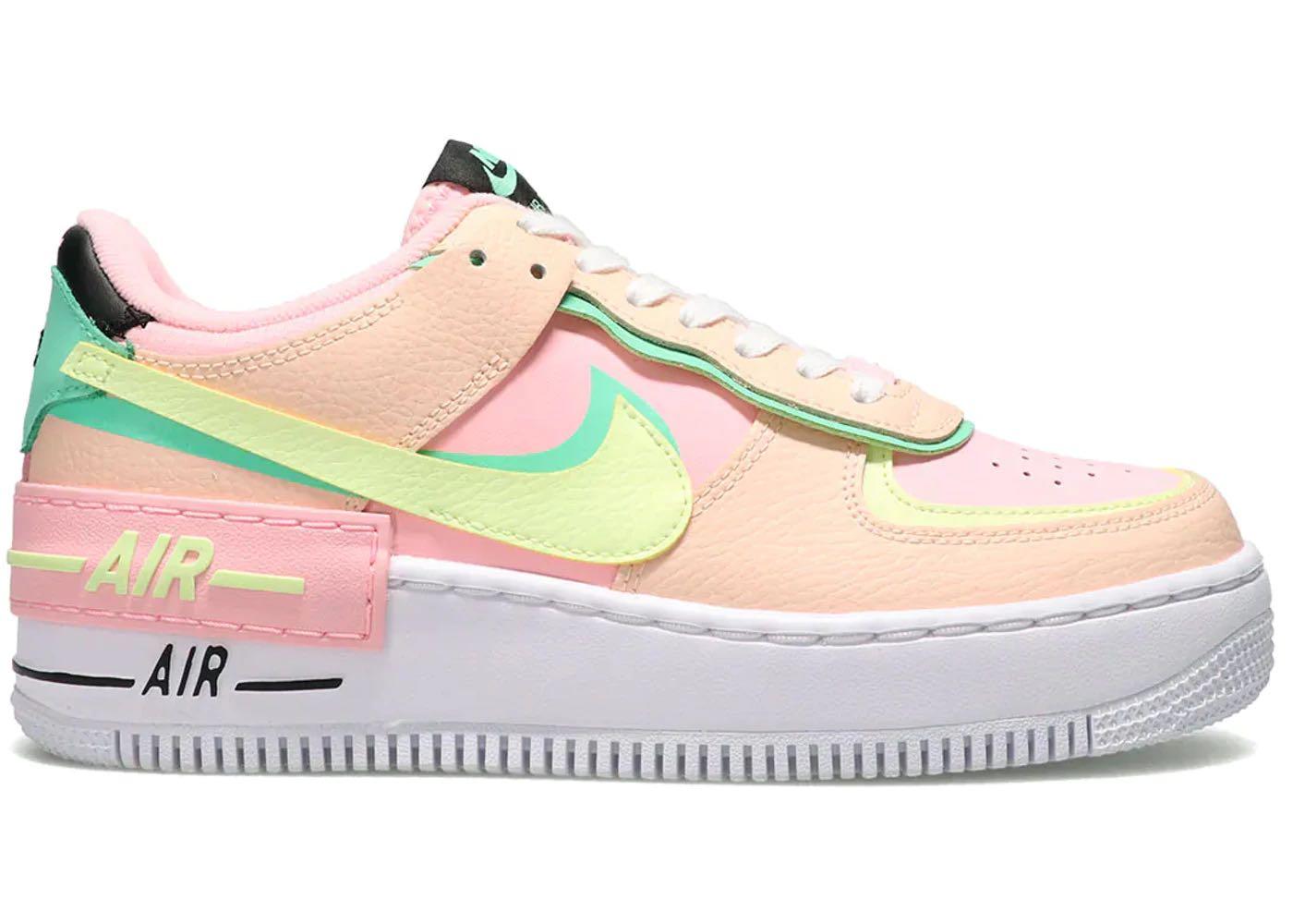 Nike Air Force 1 Shadow green and pink , Women's Fashion, Footwear,  Sneakers on Carousell