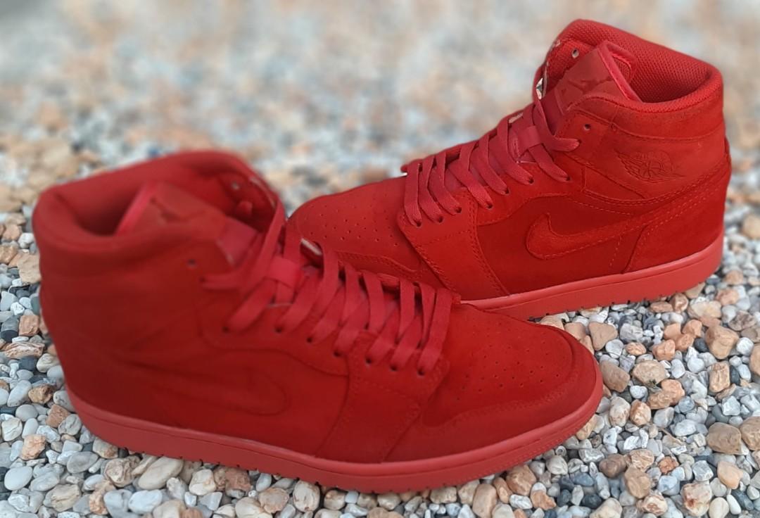 Air jordan 1 retro 2024 high bg red suede