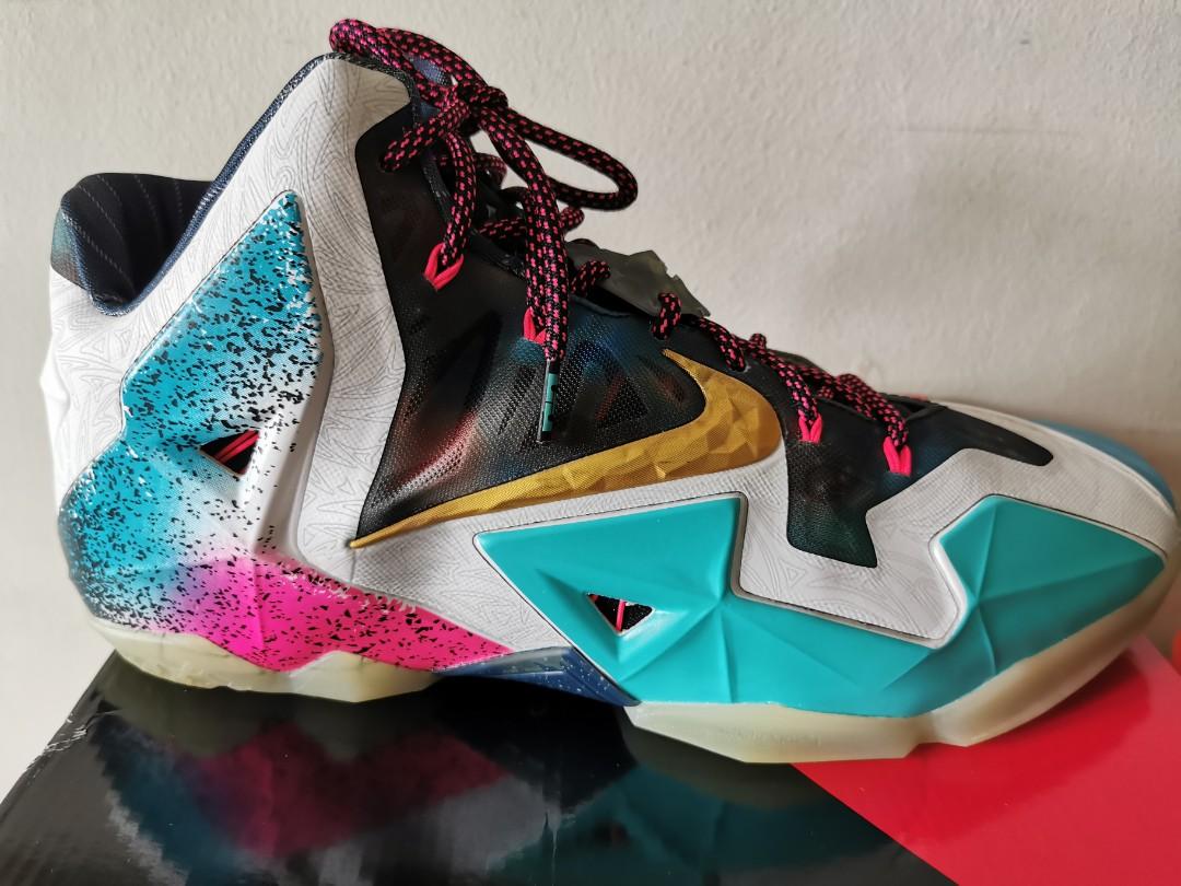 Nike LeBron 11 "What The' (Category: Sneakers) located in Quezon City. Submitted by thecloset.88 (Listing ID 1147511475, Image 3). Description: Good as Bnew Original Nike LeBron 11 Premium "What The", size 13US, comes with What The Socks. For sale only..