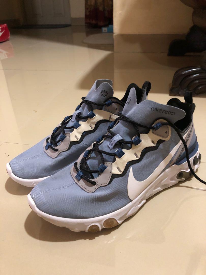 Nike react cheap 55 indigo fog