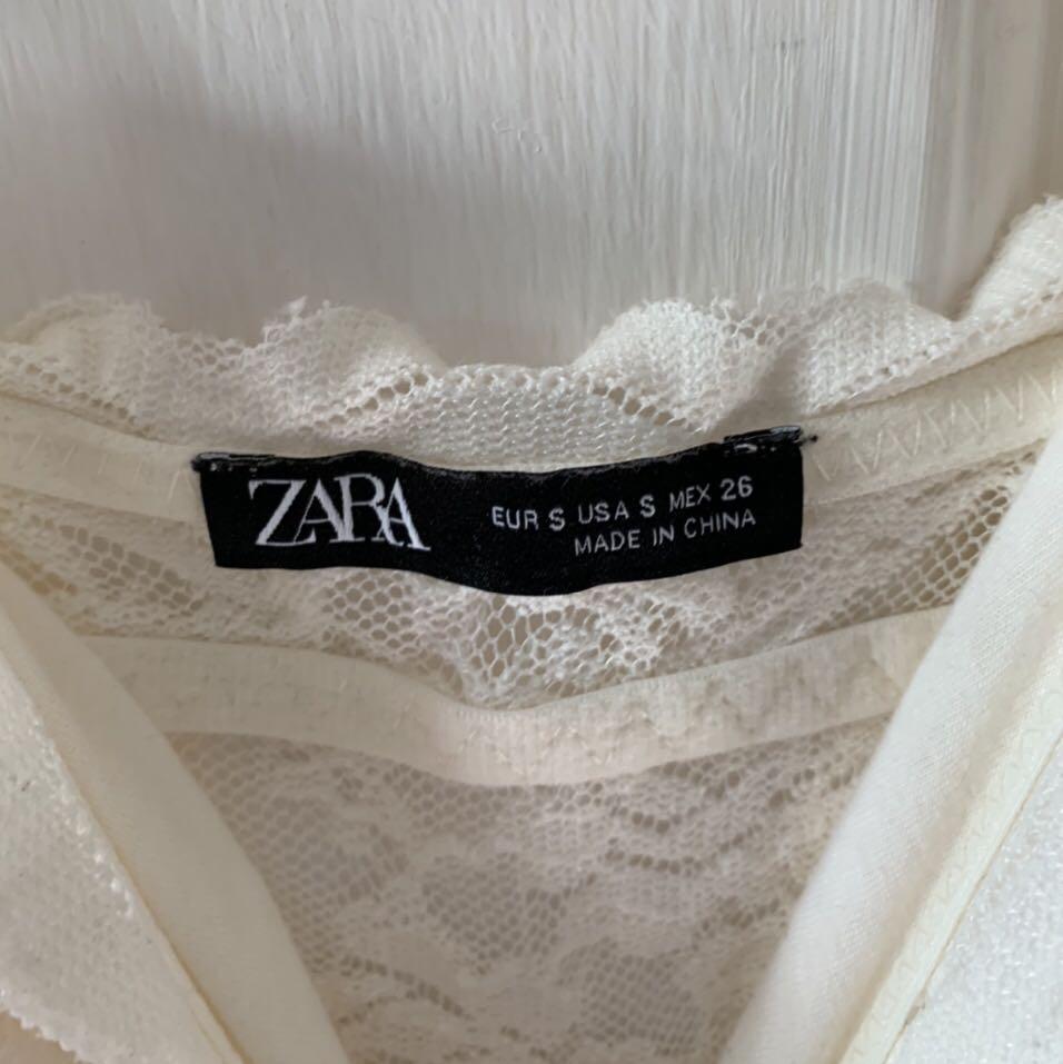 NWOT Zara lace bralette, Women's Fashion, Tops, Sleeveless on Carousell