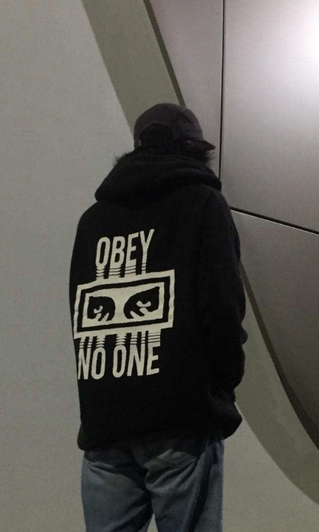 OBEY NO ONE HOODIE AND SHIRT