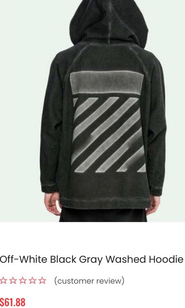 Washing off cheap white hoodie