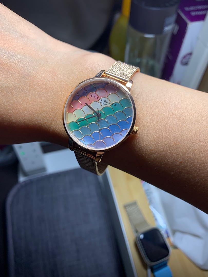 Olivia burton under on sale the sea rose gold