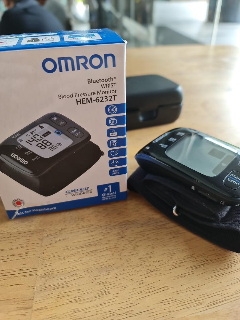 How to use Omron HEM 6232-T Wrist Blood Pressure Monitor with Bluetooth  connectivity. 