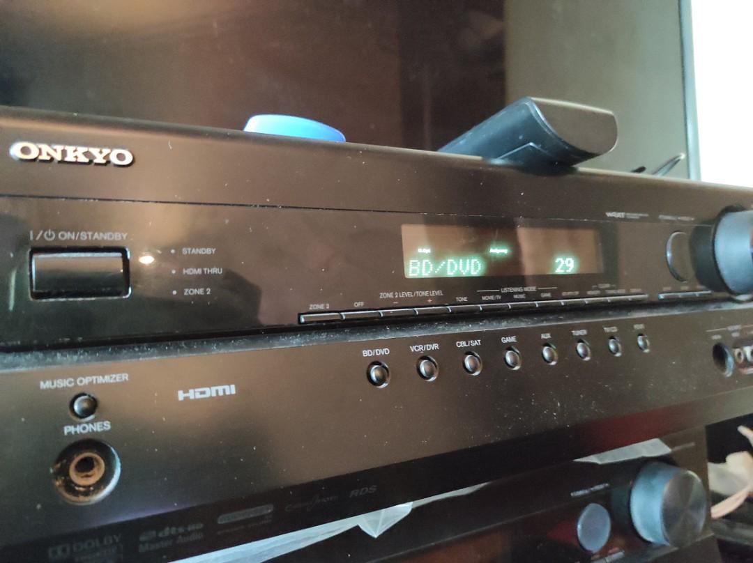 Auna Amp 7100 7.1 Av Receiver 2000w Onkyo 7.1ch AV receiver+, Audio, Soundbars, Speakers & Amplifiers on