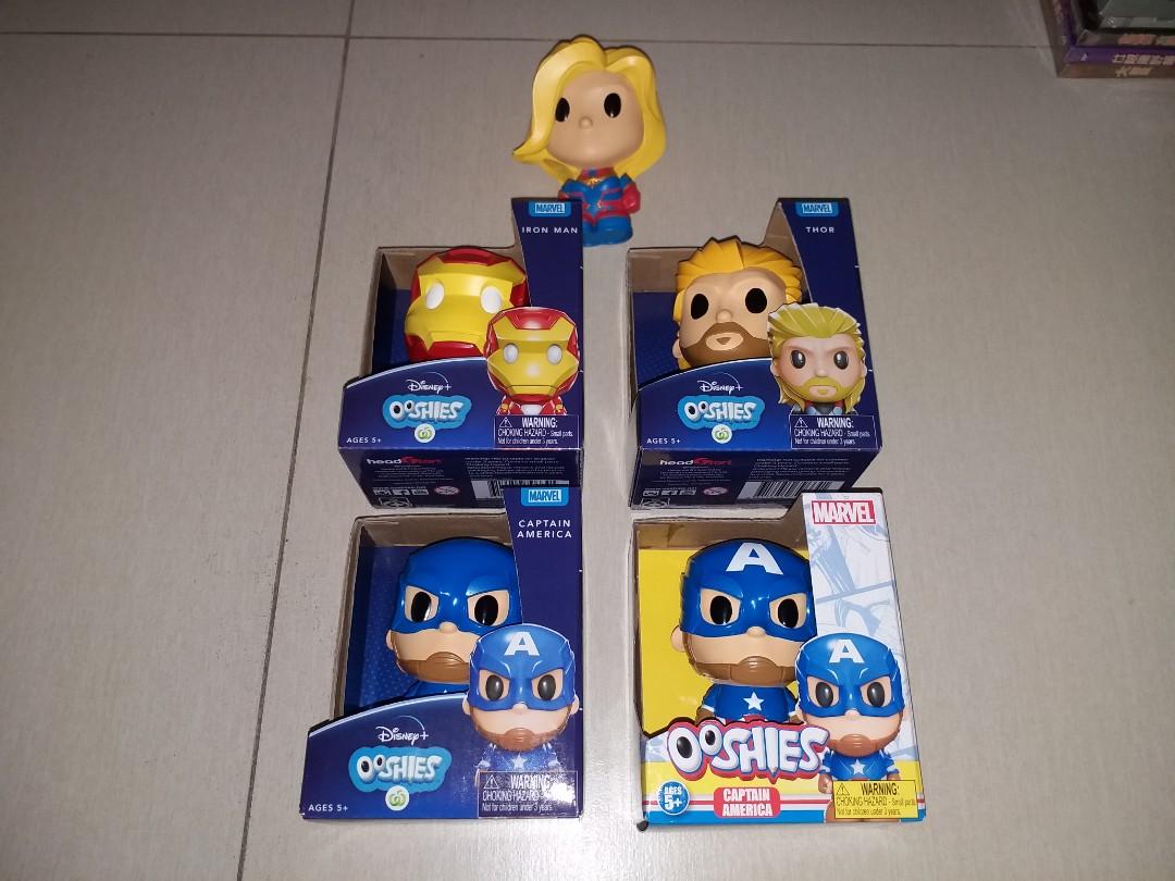Ooshies 系列- Marvel Thor, Iron man, Captain America, Captain - Main Image