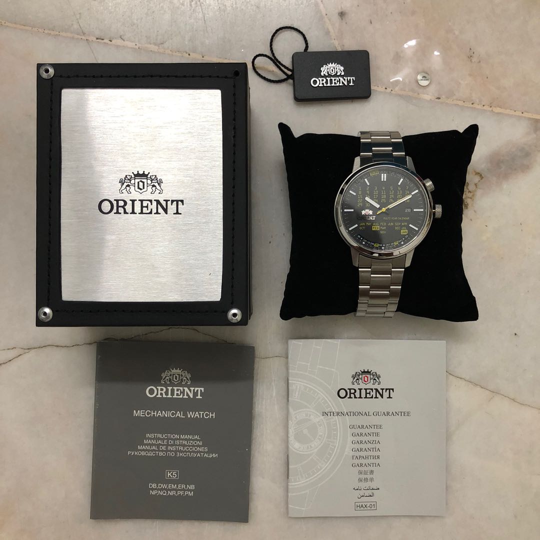 orient multi year calendar manual