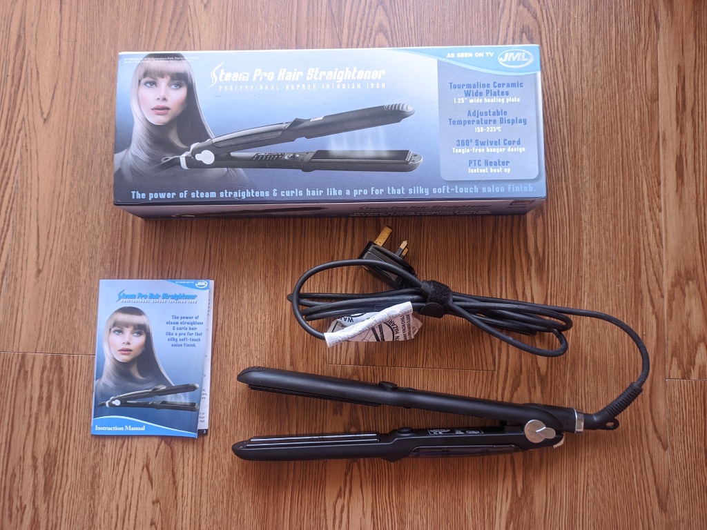 ORIGINAL JML Steam Pro Hair Straightener Beauty Personal Care