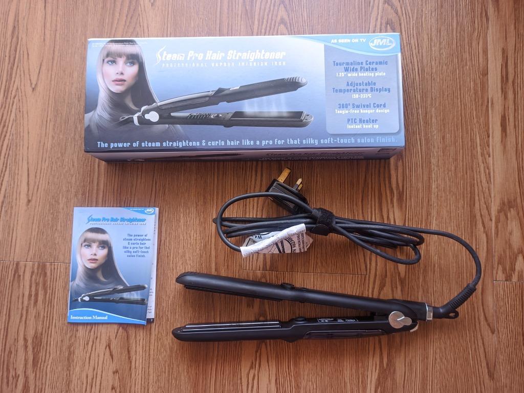 How to use jml top steam pro hair straightener