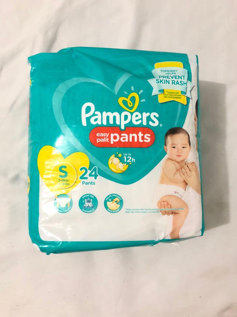 Pampers Pants Small, Babies & Kids, Bathing & Changing, Diapers & Baby  Wipes on Carousell