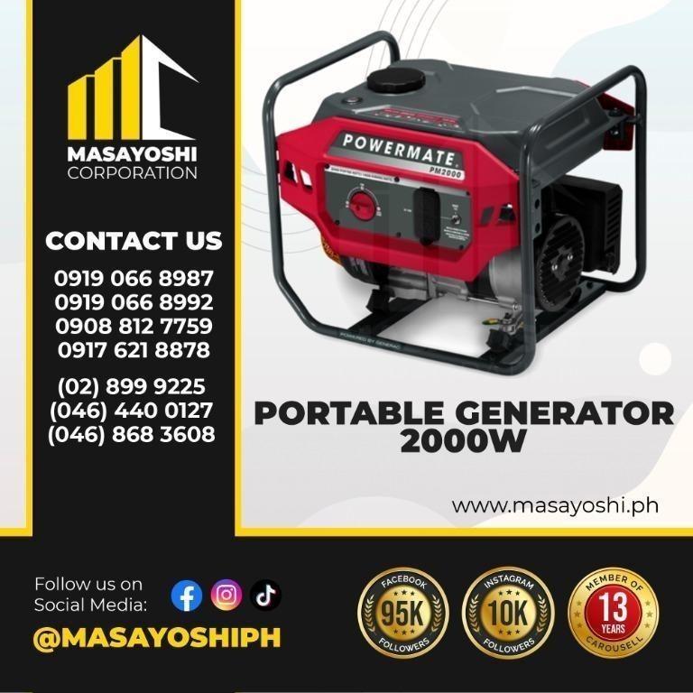Powermate Portable Generator 2000W PM2000 Electric Supply