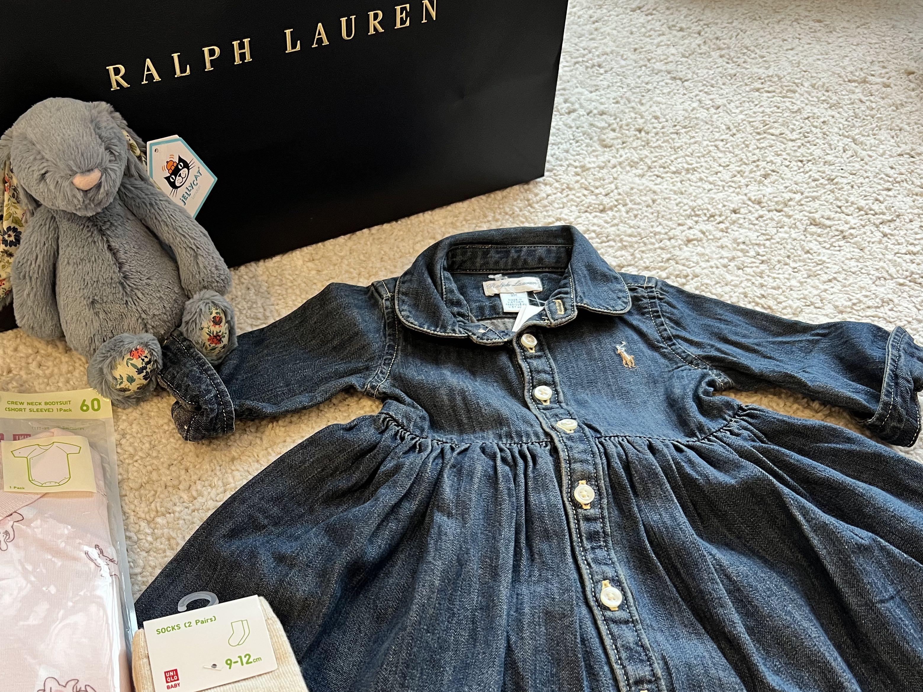 Ralph lauren top baby denim dress