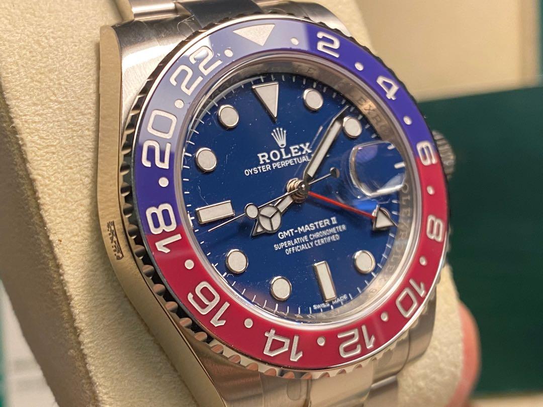 Rolex Pepsi White gold 116719BLRO GMT 