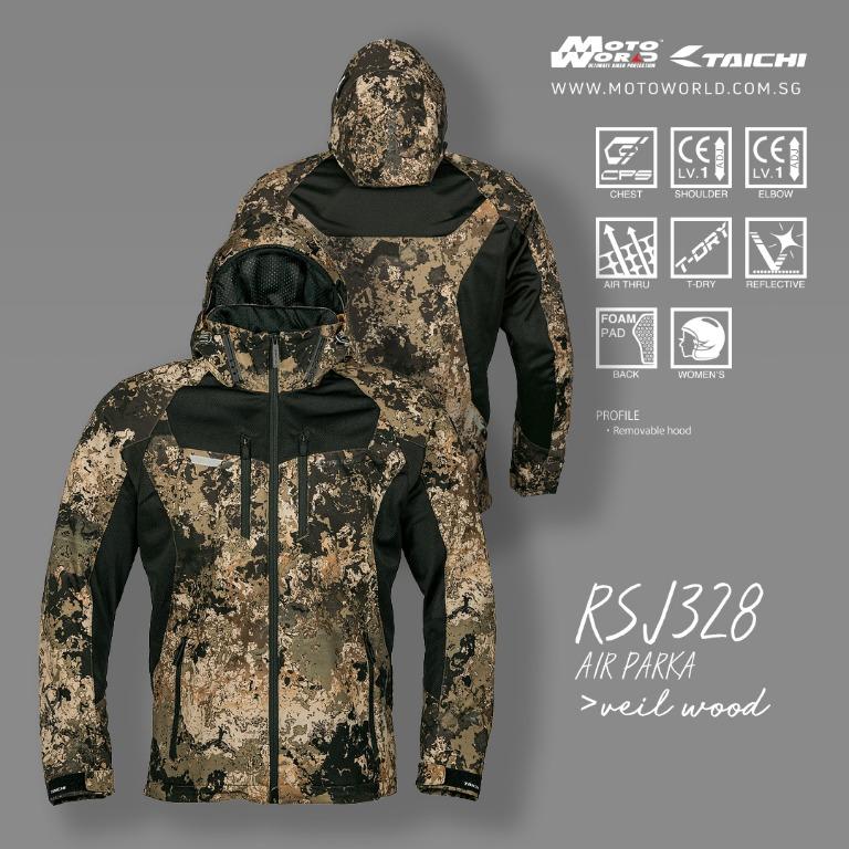 RS Taichi RSJ328 Motorcycle Air Parka Mesh Riding Jackets, Motorcycles ...