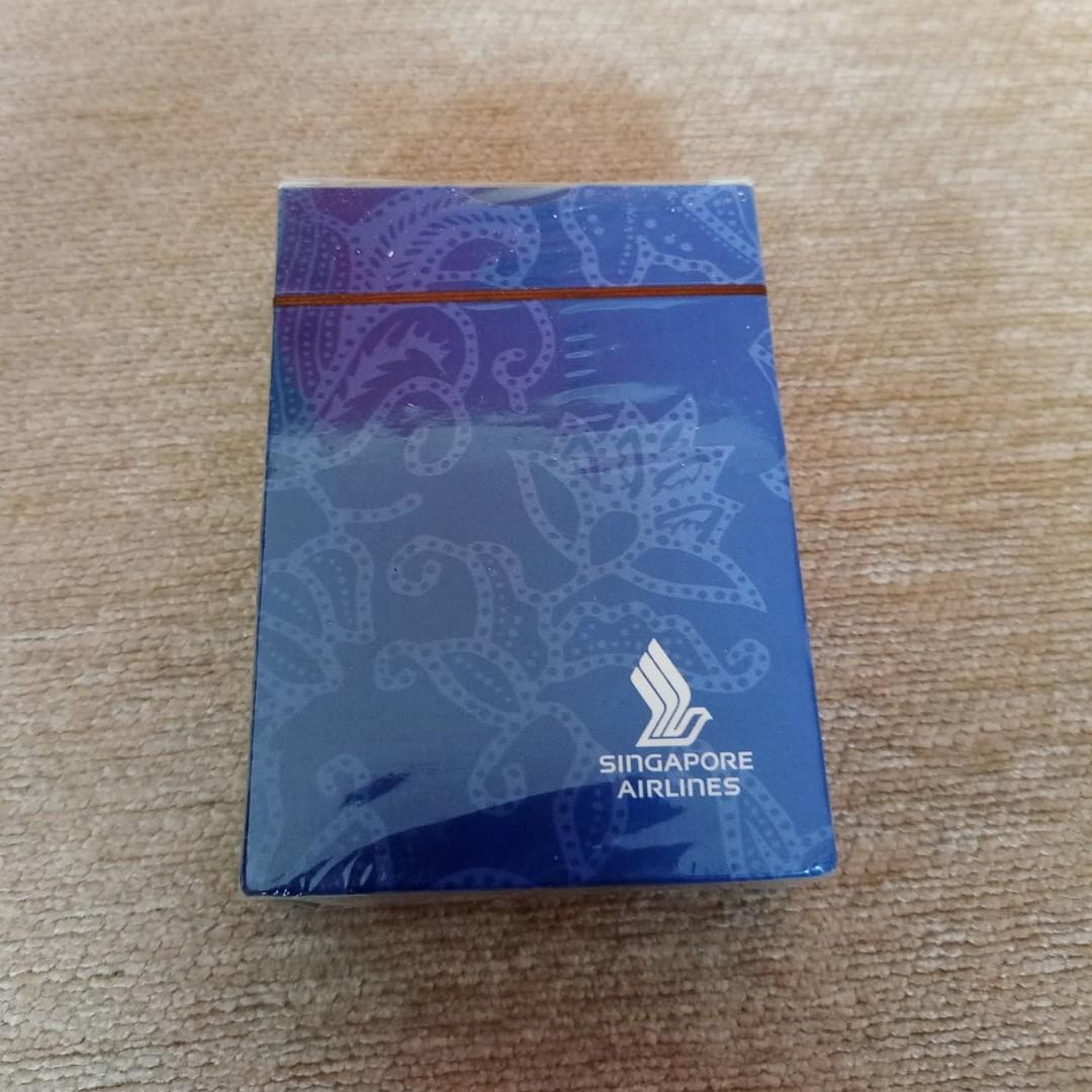 Singapore airlines playing cards, Toys & Collectibles, Permainan Papan