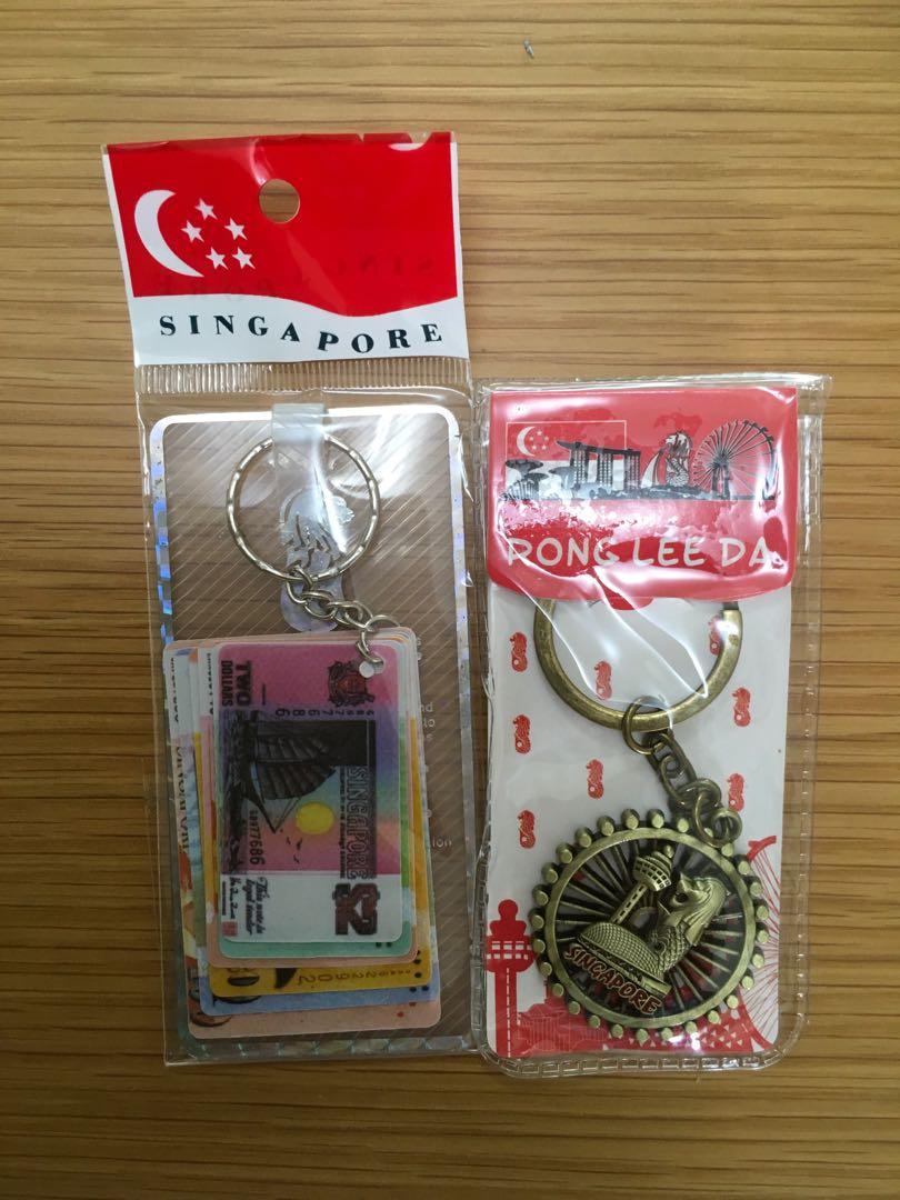 Singapore Themed Keychains, Hobbies & Toys, Memorabilia & Collectibles