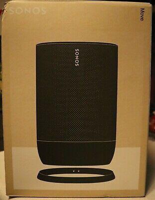 Sonos Move Black S17 Smart Speaker WiFi and Bluetooth w/ Alexa built-in Wireless