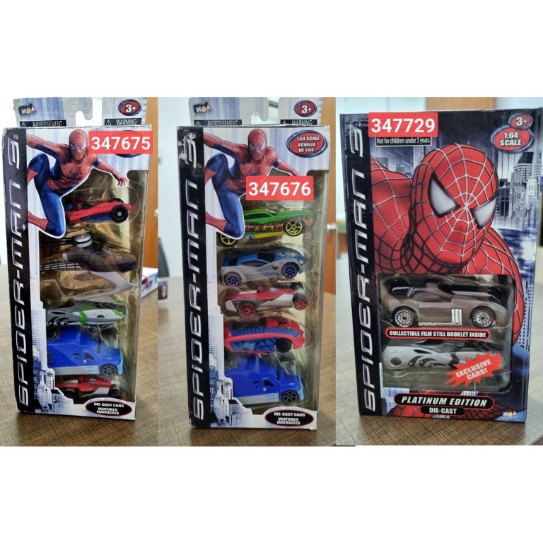 Spider man diecast car 2025