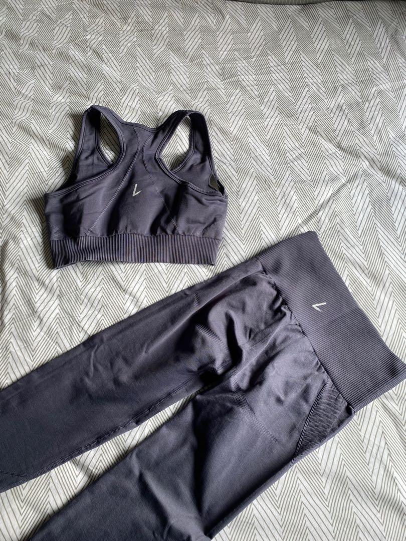 Sports Bra and Yoga Pants Top and Bottom Workout Set Outfit, Women's