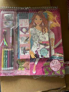 Style Me Up Designer Ready to Wear Paper Doll Fashion Sketch Book Set