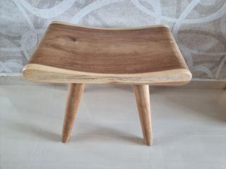 Suar wood, solid, stool, outdoor pond