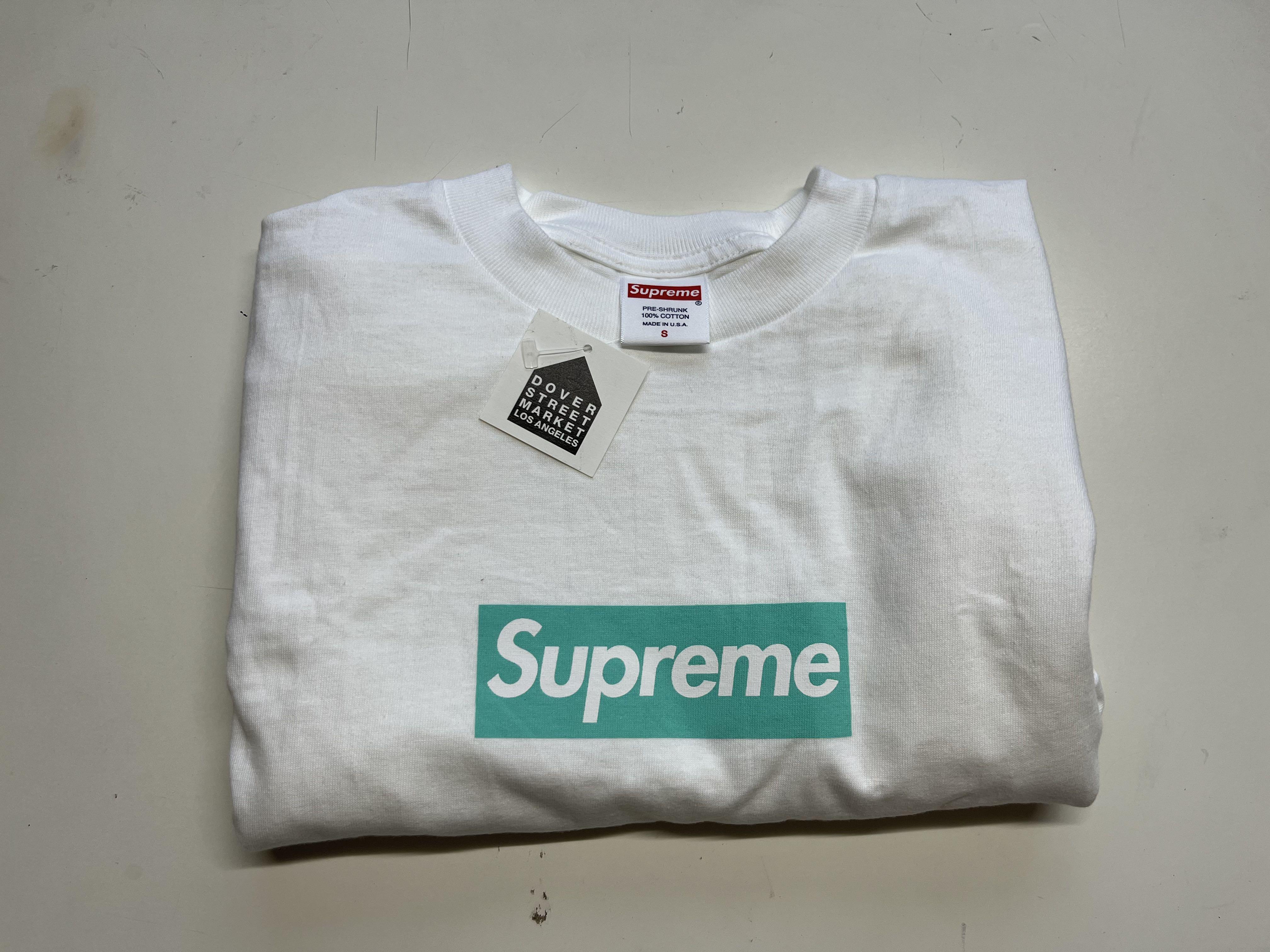 メンズSupreme Tiffany & Co Box Logo Tee Lサイズ - Tシャツ ...