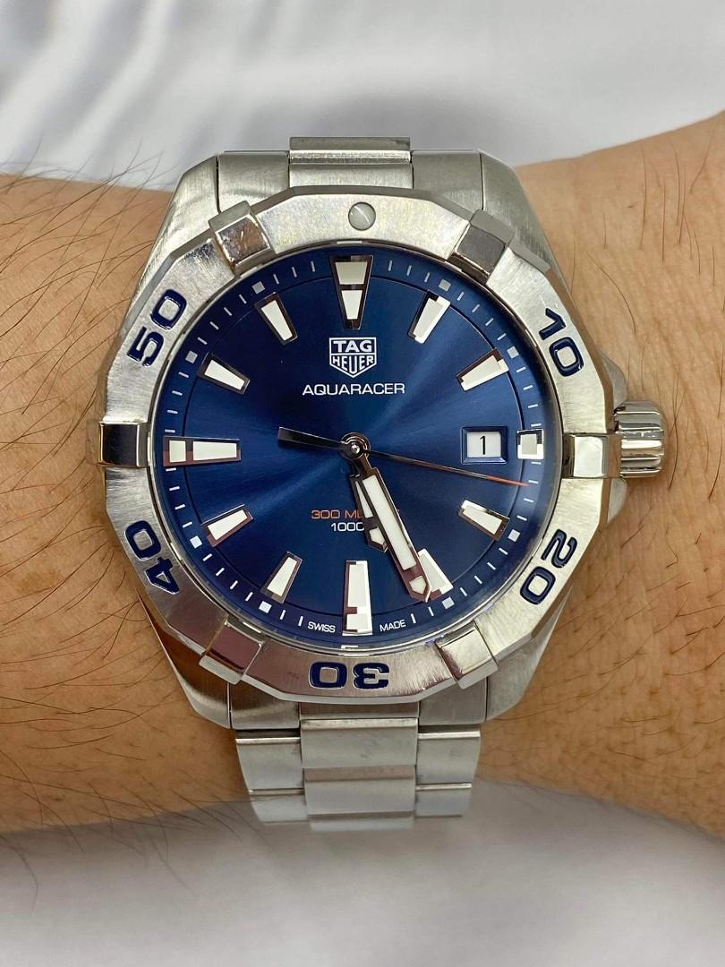 TAG HEUER AQUARACER WBD1112 41MM QUARTZ Men s Fashion Watches