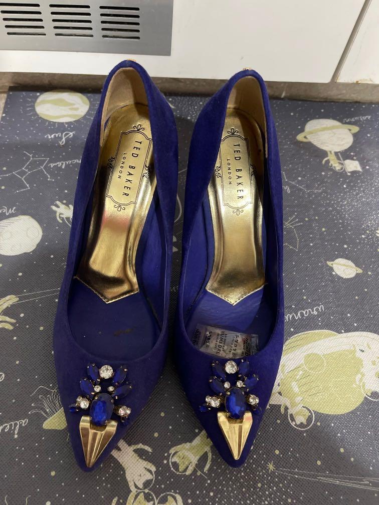 Ted baker royal blue gem heels, Luxury 