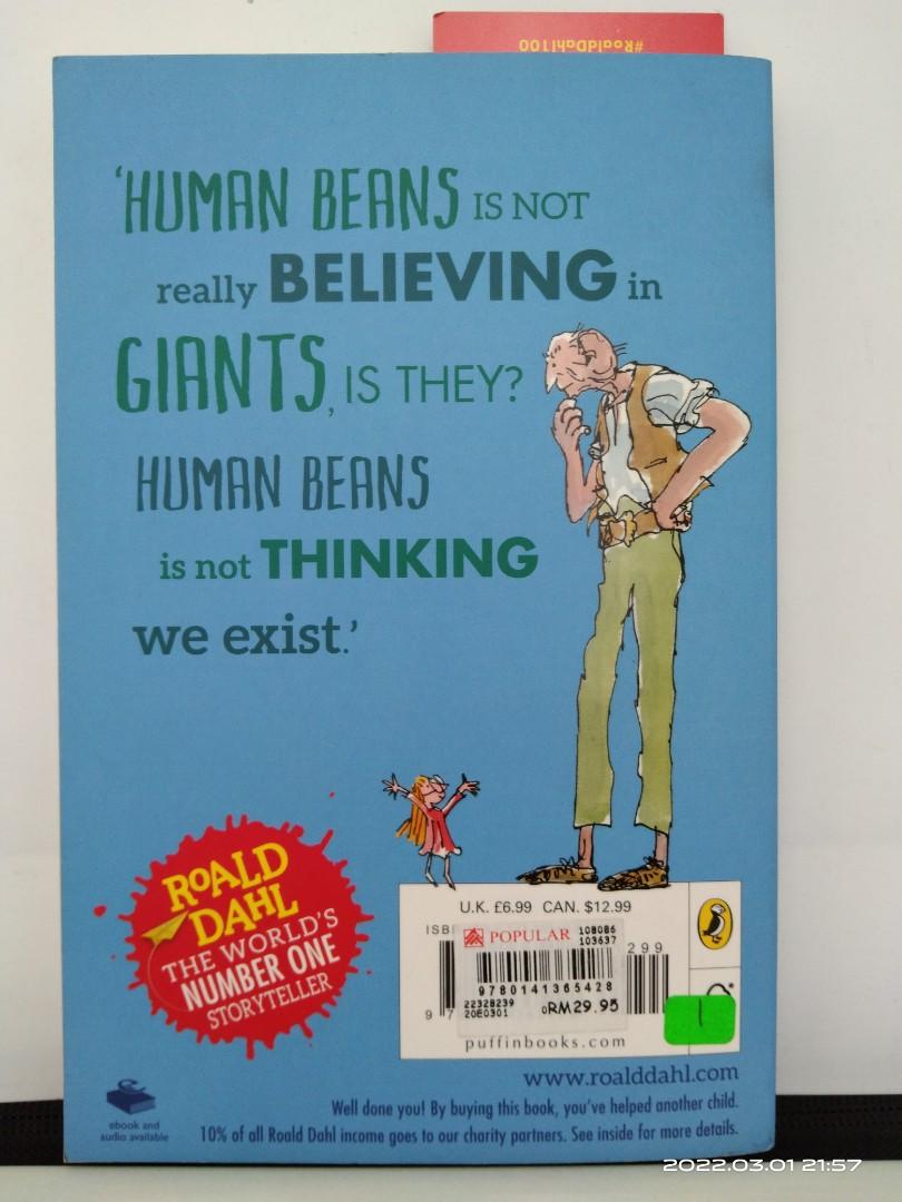 The BFG Roald Dahl English Children's Book, Hobbies & Toys, Books