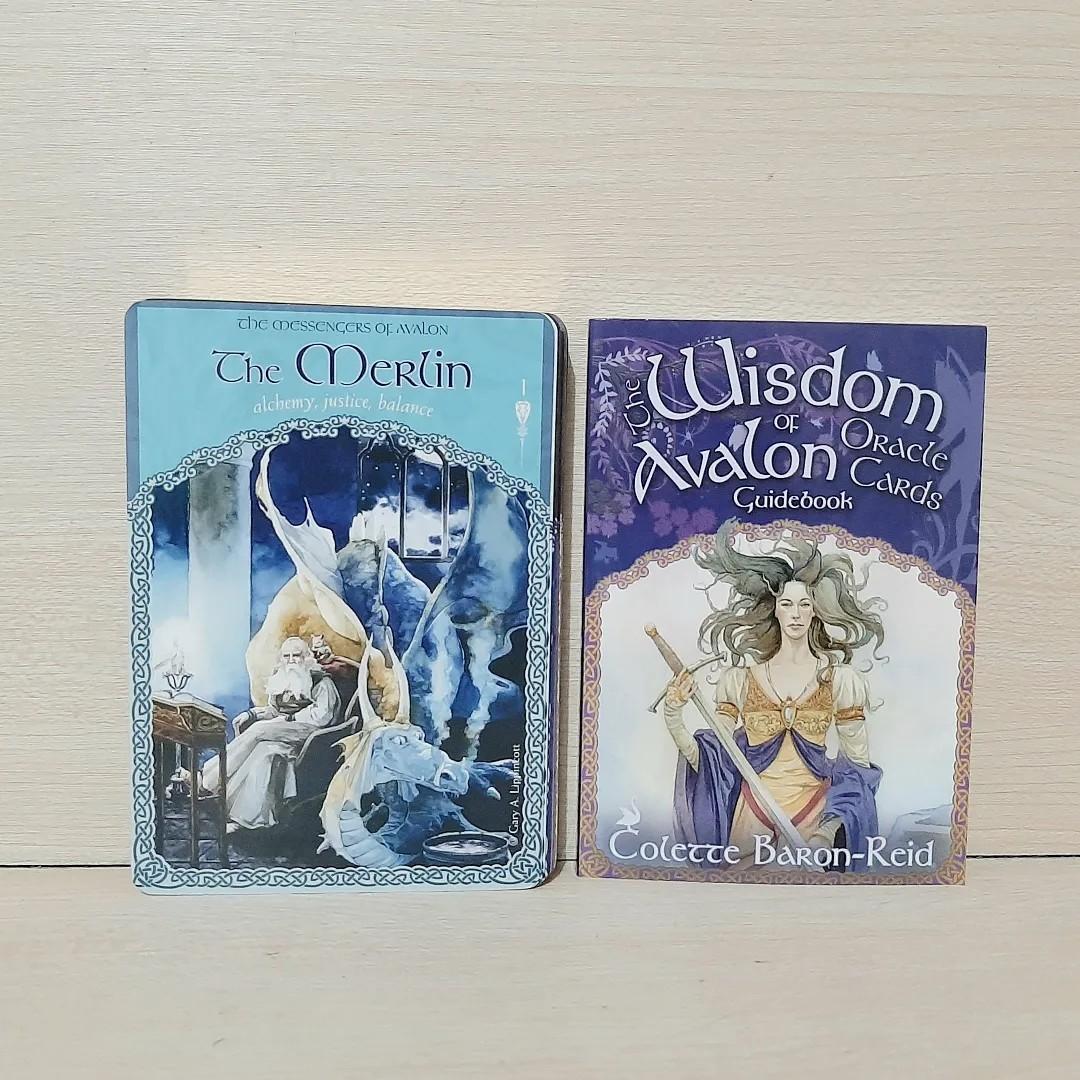 The Wisdom of Avalon Oracle Cards by Colette Baron-Reid, Hobbies & Toys ...