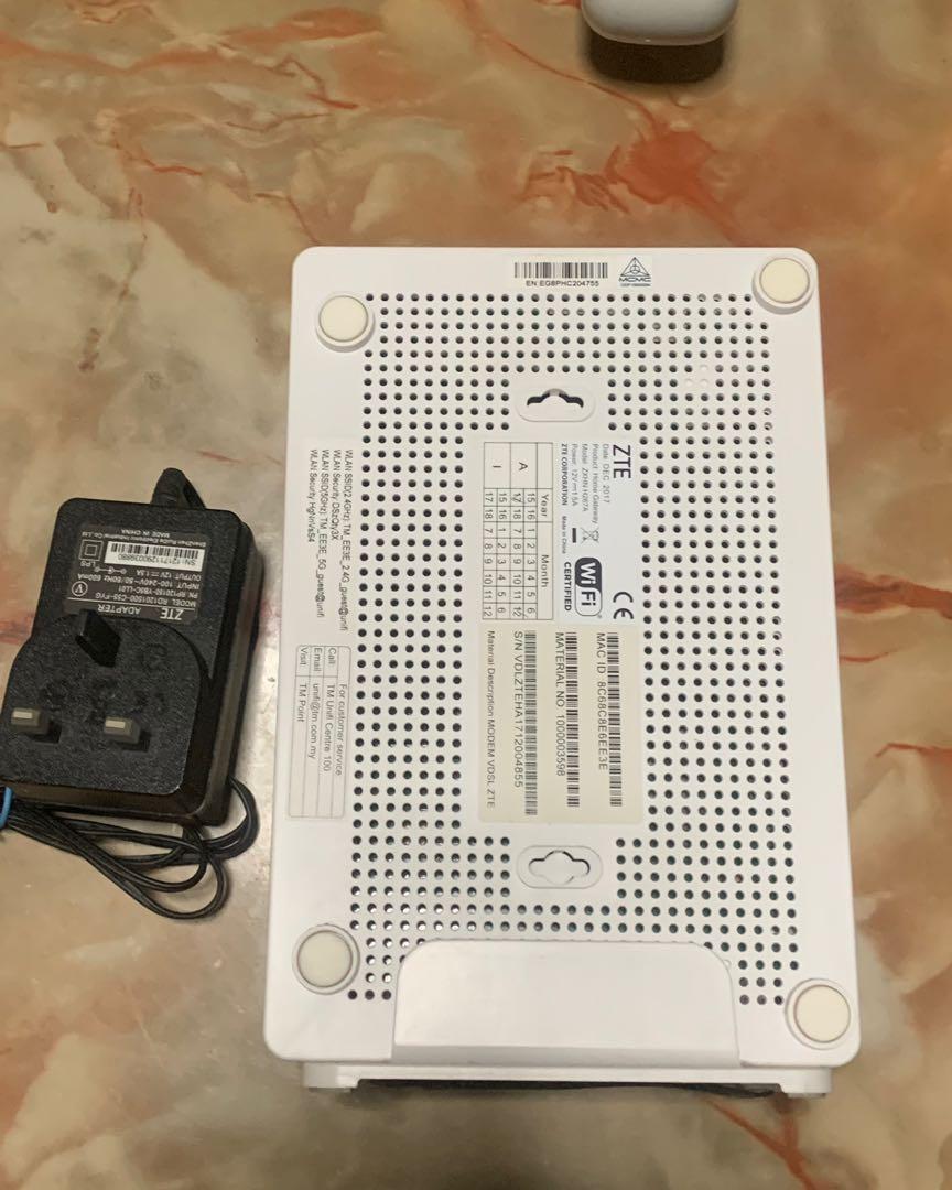 TM ZTE Wifi Modem Router Wi-Fi, Computers & Tech, Parts & Accessories ...
