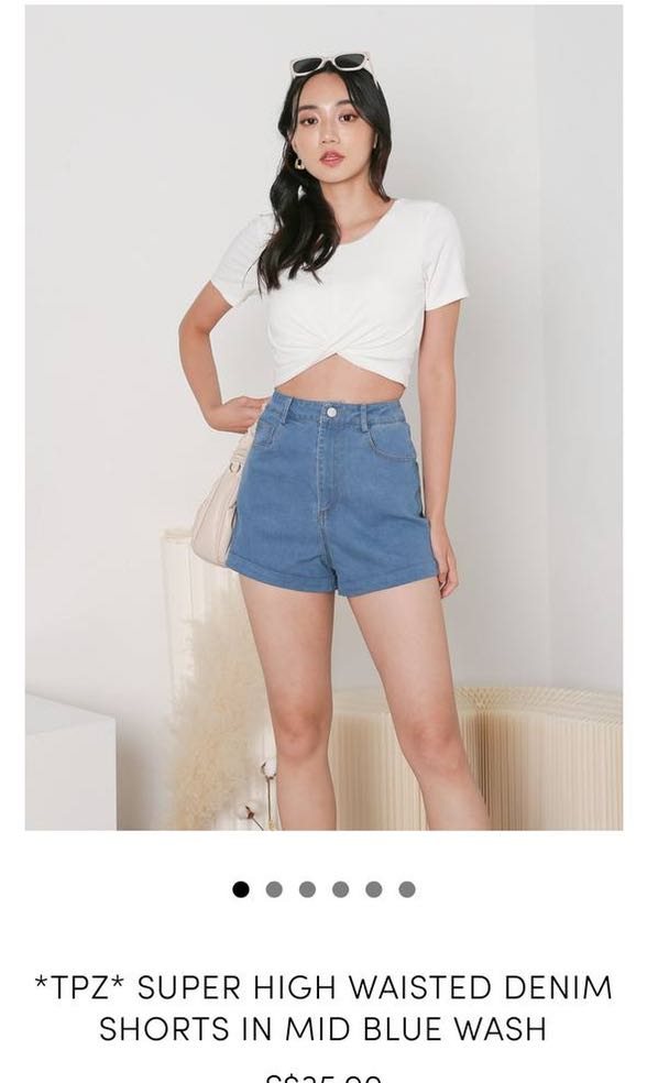 short super high waist