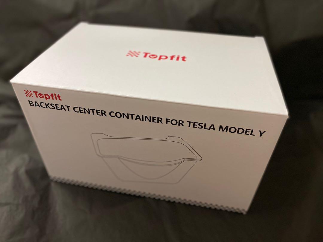 Model Y - Topfit - Backseat Centre Container , 汽車配件, 其他- Carousell