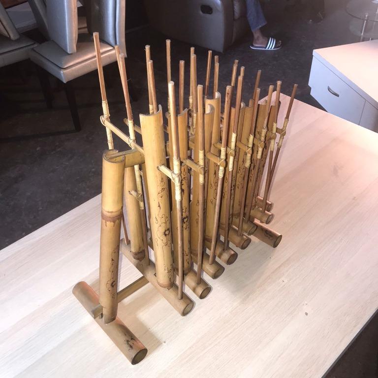 Traditional 8 Notes Angklung Bamboo / Tradisional 8 Nota Angklung Buluh ...