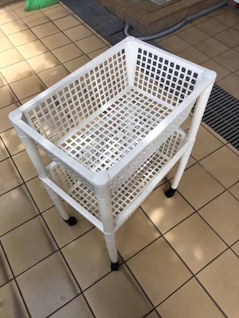 Input Rack Trolley 2 Level Trolley rack 2 levels, Furniture & Home Living, Furniture, Shelves ...