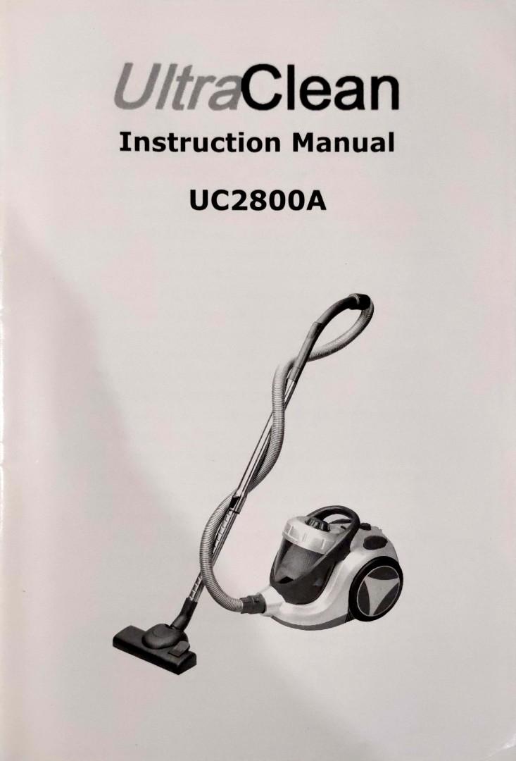 Ultra Clean Vacuum Cleaner UC2800a, Furniture & Home Living, Cleaning
