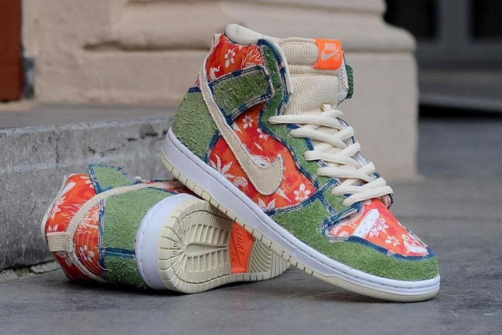 US9.5/UK8.5 - Nike SB Dunk High PRO Hawaii (Maui Wowie), Men's