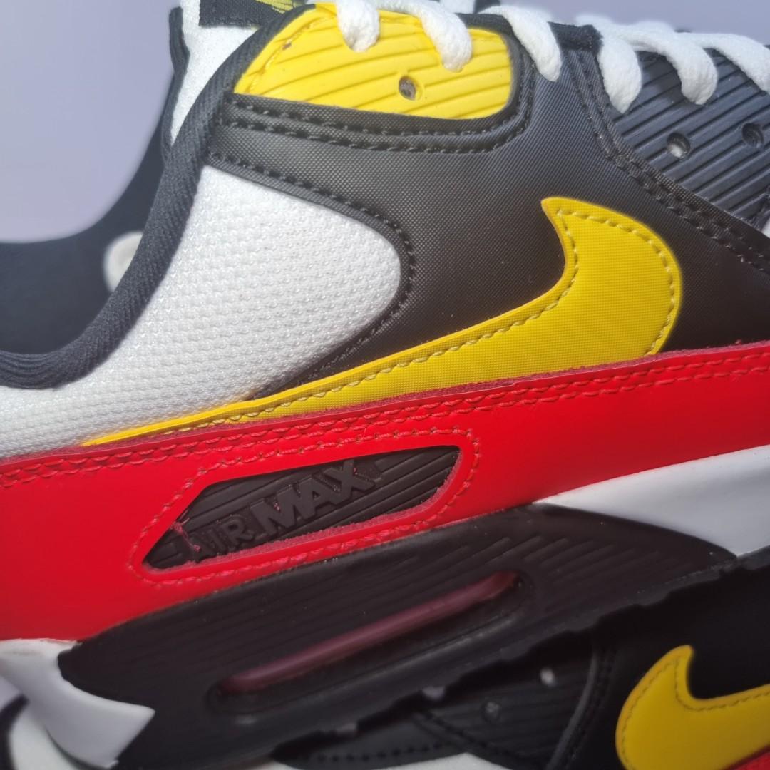 Red nike air max 9 essential discount