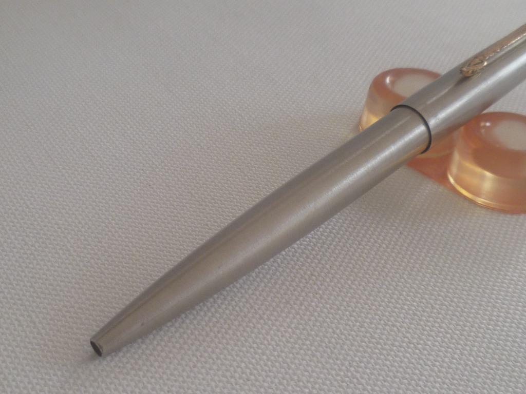 VINTAGE Authentic Parker 45 Stainless Steel Ball Point Pen (#49 ...
