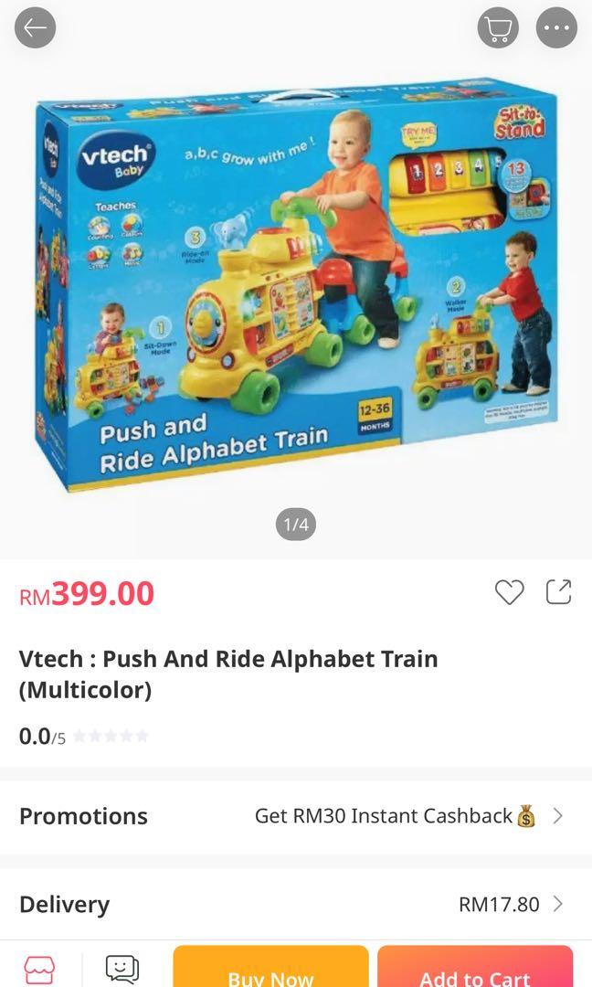 Vtech alphabet ride learn music train Babies Kids Infant
