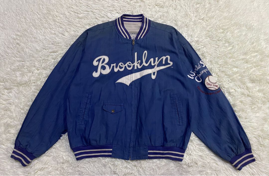 RETRO Mirage First String Blue Brooklyn Dodgers Vintage Denim Jacket A -  Shop Thrift KC