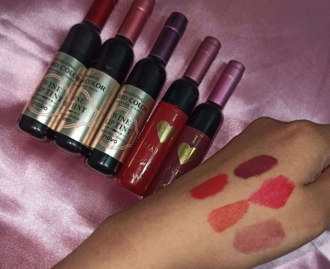 Wine Lip Tints, Beauty & Personal Care, Face, Makeup on Carousell
