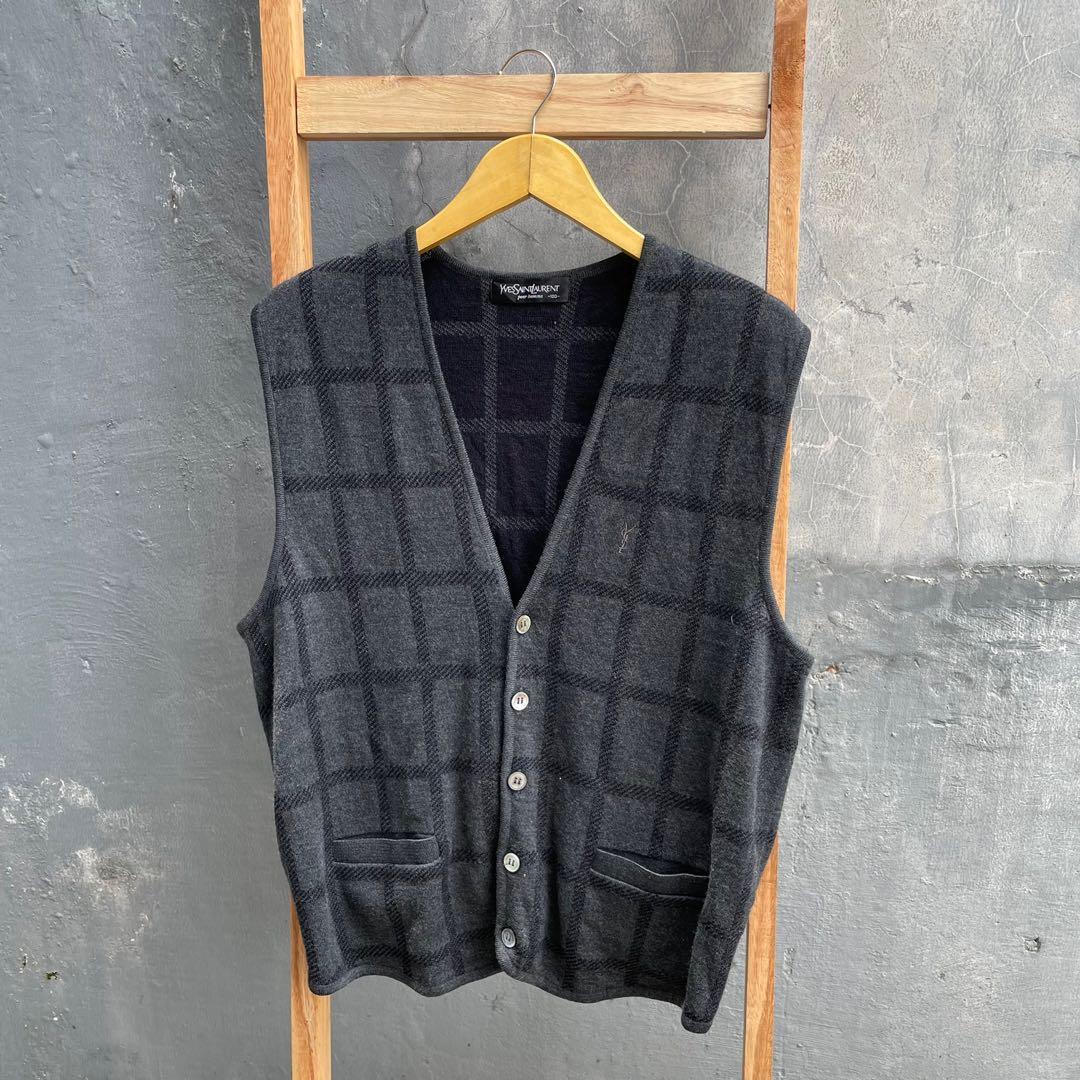 Yves Saint Laurent wool vest  eBay
