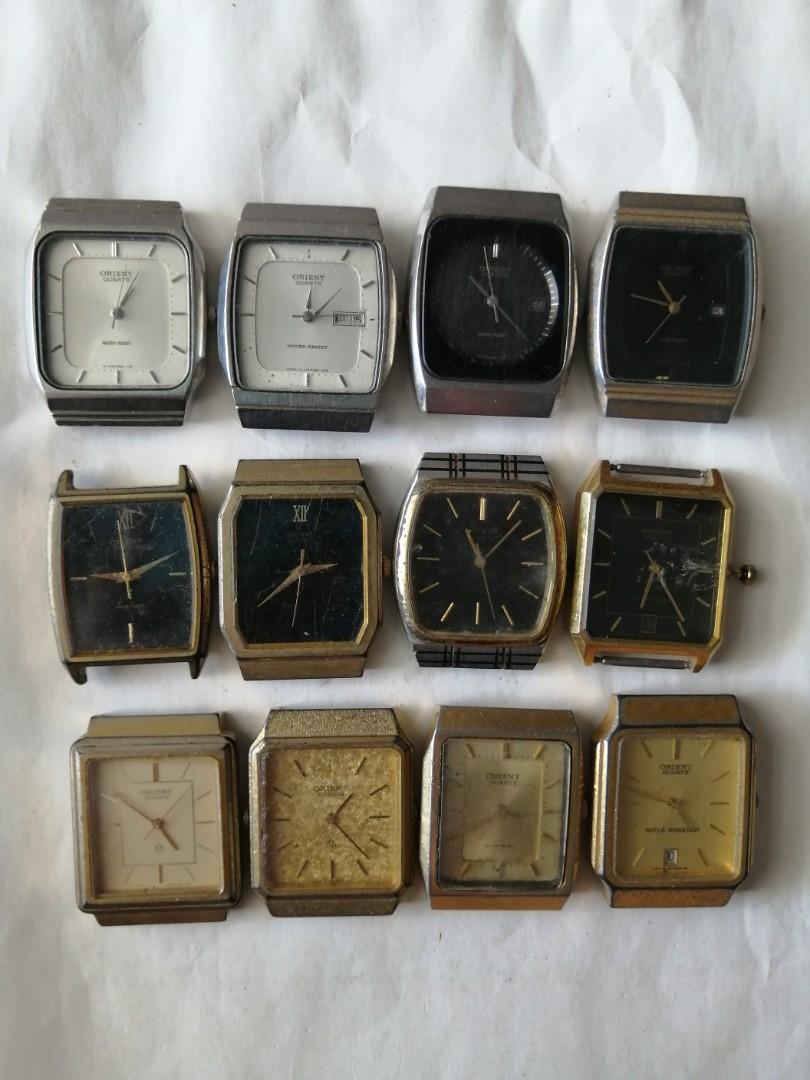 1075 12pcs Orient Quartz Watches For Parts only Men s Fashion