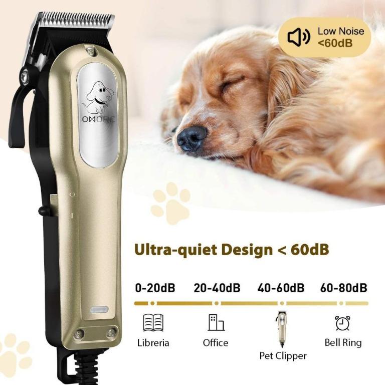1327) Pet Clippers OMORC GD077B with 12V High Power for Thick Coats