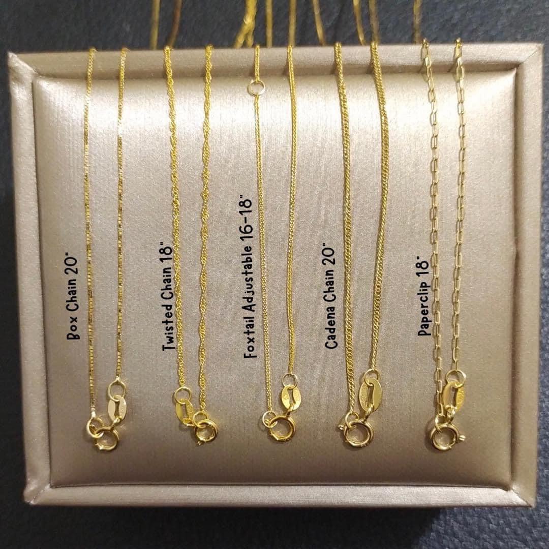 18K Cadena Chain Necklace Saudi Gold, Women's Fashion, Jewelry &  Organizers, Necklaces on Carousell