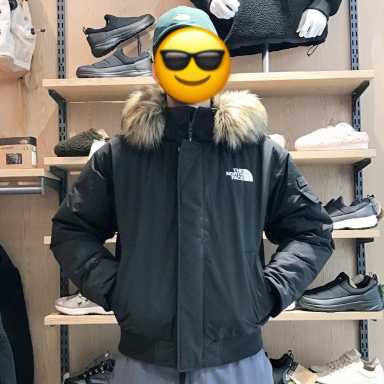 韓國版男女款The North Face 羽絨短版連帽外套滑雪方便NJ1DM68 ECO 